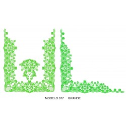 Manteleta valenciana - grande MOD 017