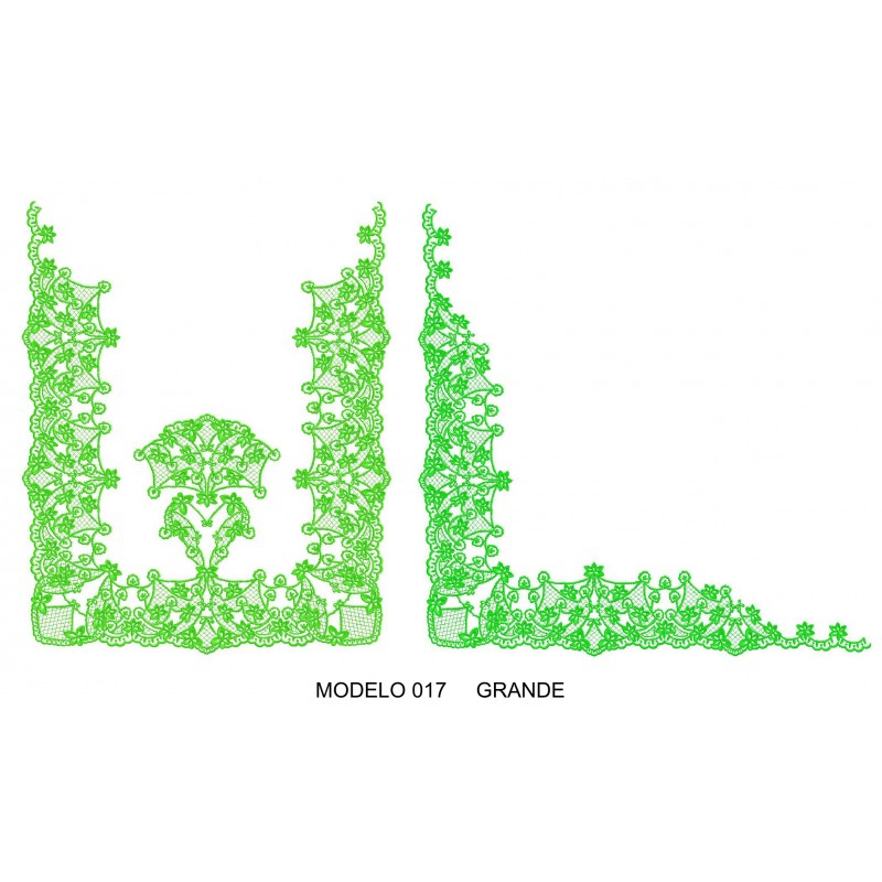 Manteleta valenciana - grande MOD 017