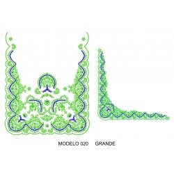 Manteleta valenciana - grande MOD 020