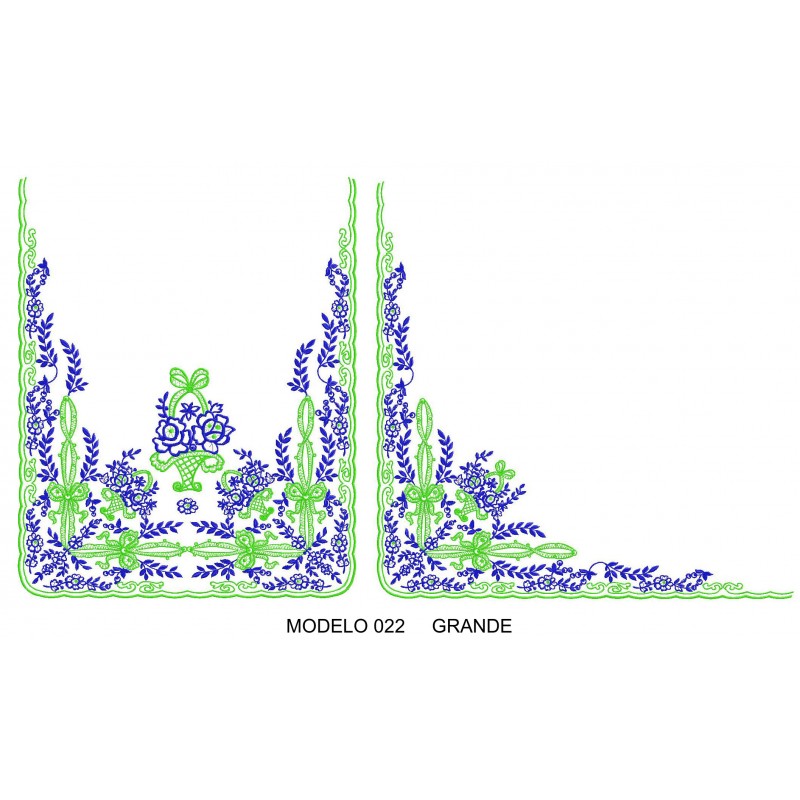 Manteleta valenciana - grande MOD 022