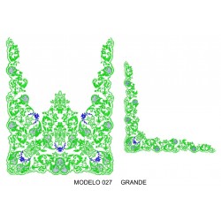 Manteleta valenciana - grande MOD 027
