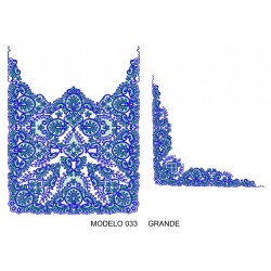 Manteleta valenciana - grande MOD 033
