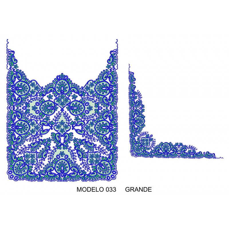 Manteleta valenciana - grande MOD 033