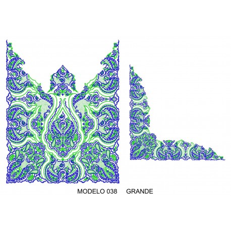 Manteleta valenciana - grande MOD 038