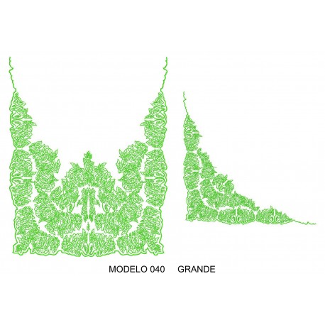Manteleta valenciana - grande MOD 040