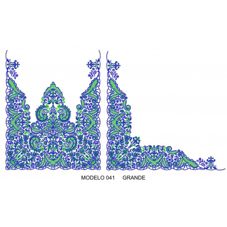 Manteleta valenciana - grande MOD 041