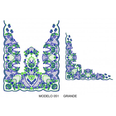 Manteleta valenciana - grande MOD 051