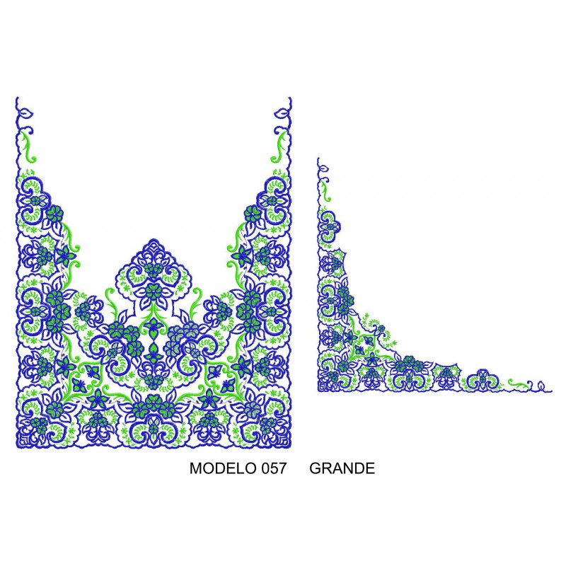 Manteleta valenciana - grande MOD 057