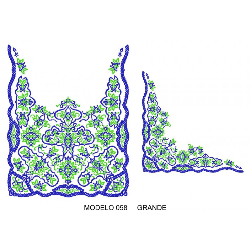 Manteleta valenciana - grande MOD 058