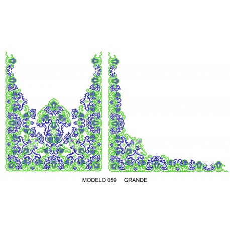 Manteleta valenciana - grande MOD 059