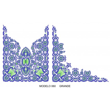 Manteleta valenciana - grande MOD 060