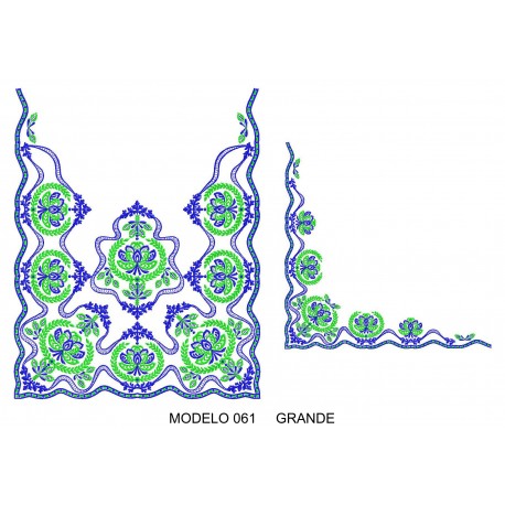 Manteleta valenciana - grande MOD 061