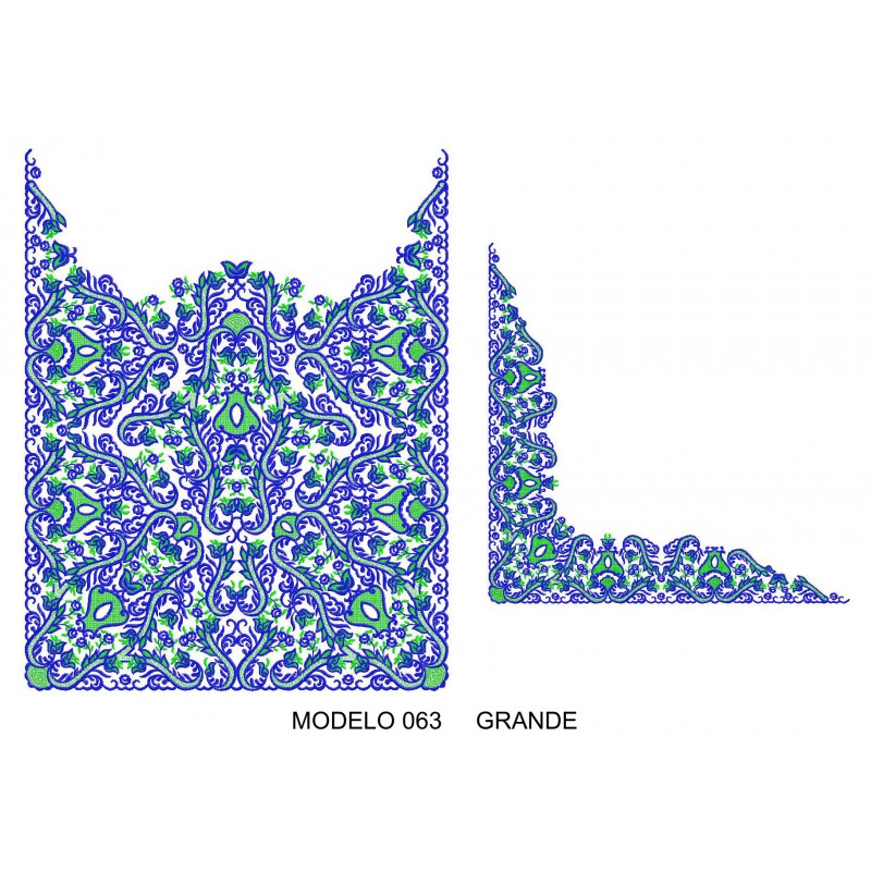 Manteleta valenciana - grande MOD 063