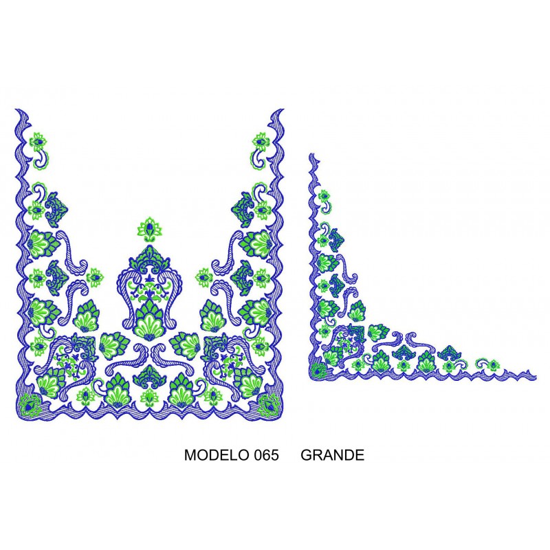 Manteleta valenciana - grande MOD 065