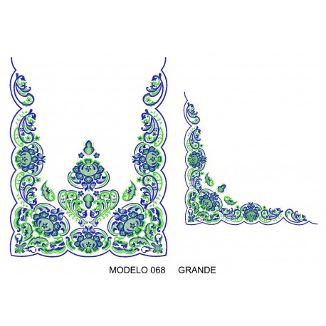 Manteleta valenciana - grande MOD 068