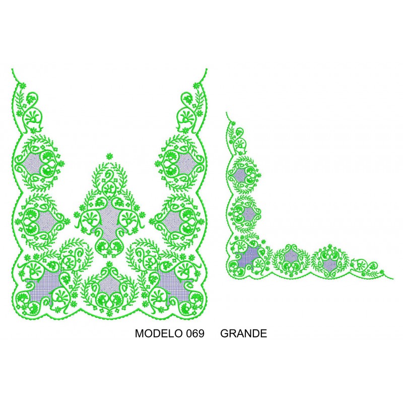 Manteleta valenciana - grande MOD 069