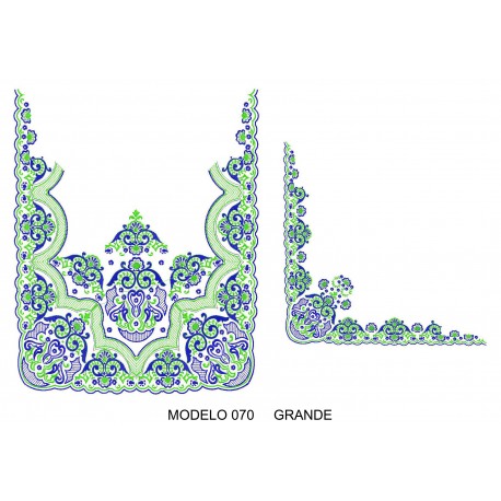 Manteleta valenciana - grande MOD 070