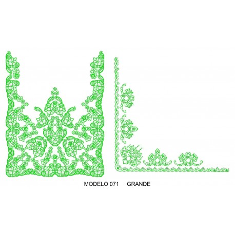 Manteleta valenciana - grande MOD 071