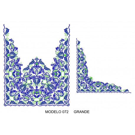 Manteleta valenciana - grande MOD 072