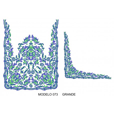 Manteleta valenciana - grande MOD 073