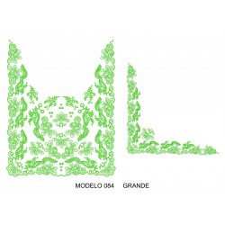 Manteleta valenciana - grande MOD 084