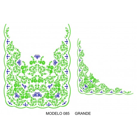 Manteleta valenciana - grande MOD 085