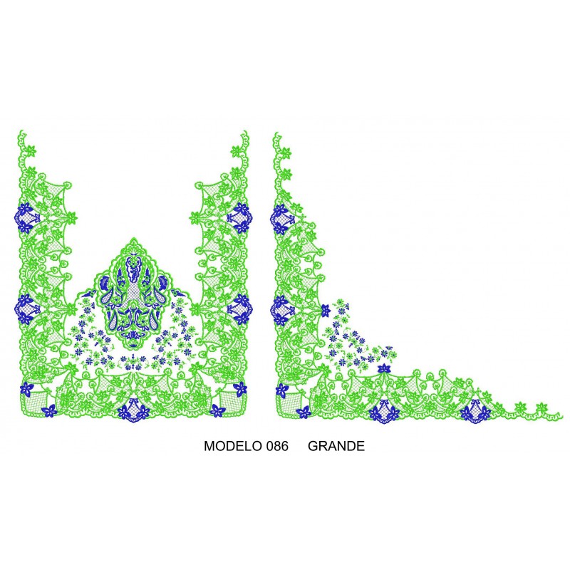 Manteleta valenciana - grande MOD 086