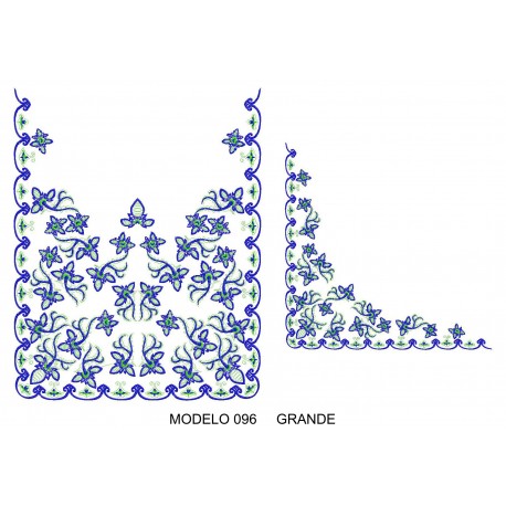 Manteleta valenciana - grande MOD 096