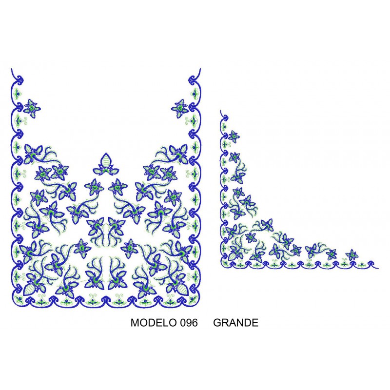 Manteleta valenciana - grande MOD 096