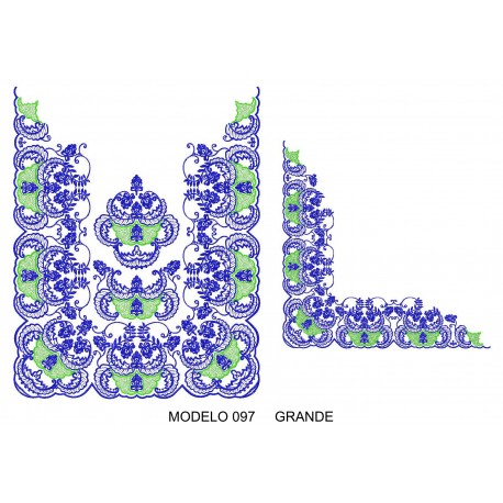 Manteleta valenciana - grande MOD 097