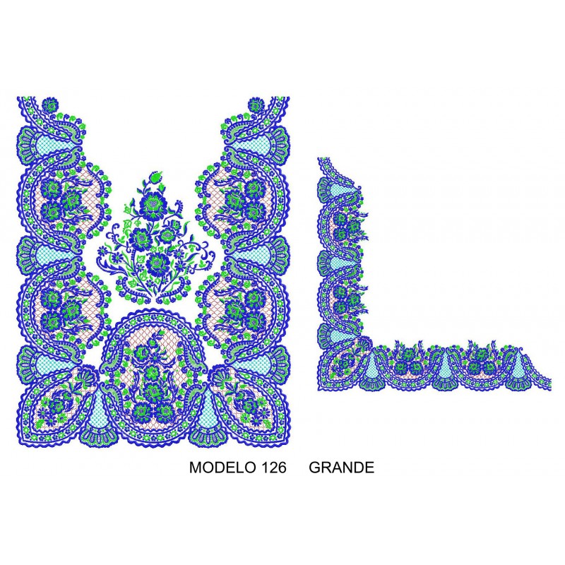 Manteleta valenciana - grande MOD 126