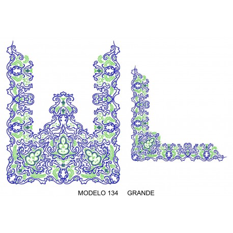 Manteleta valenciana - grande MOD 134