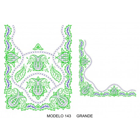 Manteleta valenciana - grande MOD 143