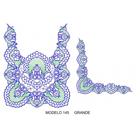 Manteleta valenciana - grande MOD 145