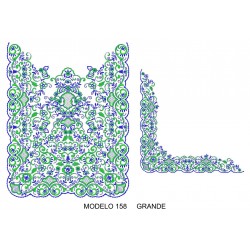 Manteleta valenciana - grande MOD 158