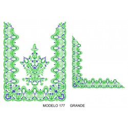 Manteleta valenciana - grande MOD 177