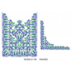 Manteleta valenciana - grande MOD 196