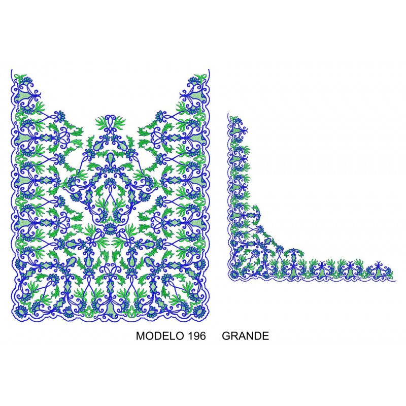Manteleta valenciana - grande MOD 196