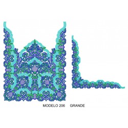Manteleta valenciana - grande MOD 206
