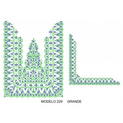 Manteleta valenciana - grande MOD 229
