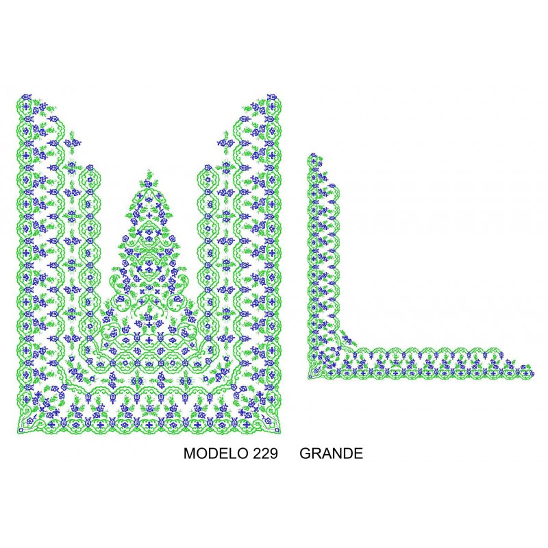 Manteleta valenciana - grande MOD 229