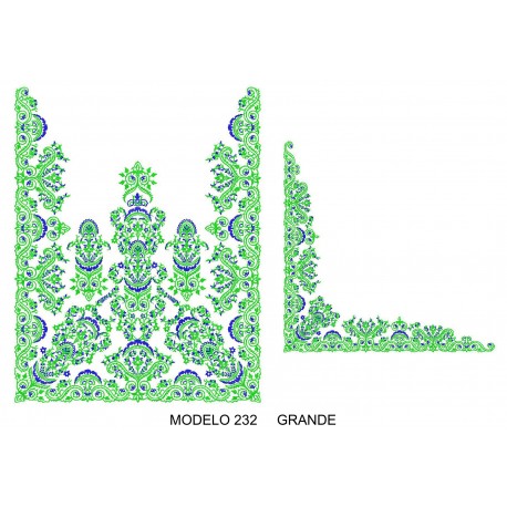 Manteleta valenciana - grande MOD 232