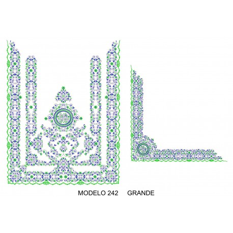 Manteleta valenciana - grande MOD 242
