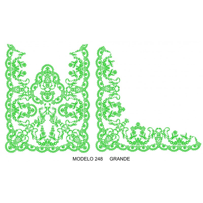 Manteleta valenciana - grande MOD 248