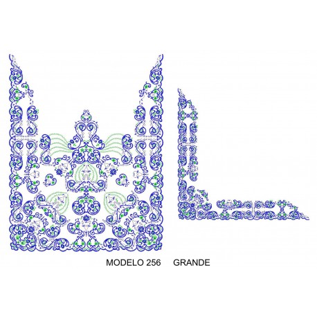 Manteleta valenciana - grande MOD 256
