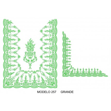 Manteleta valenciana - grande MOD 257