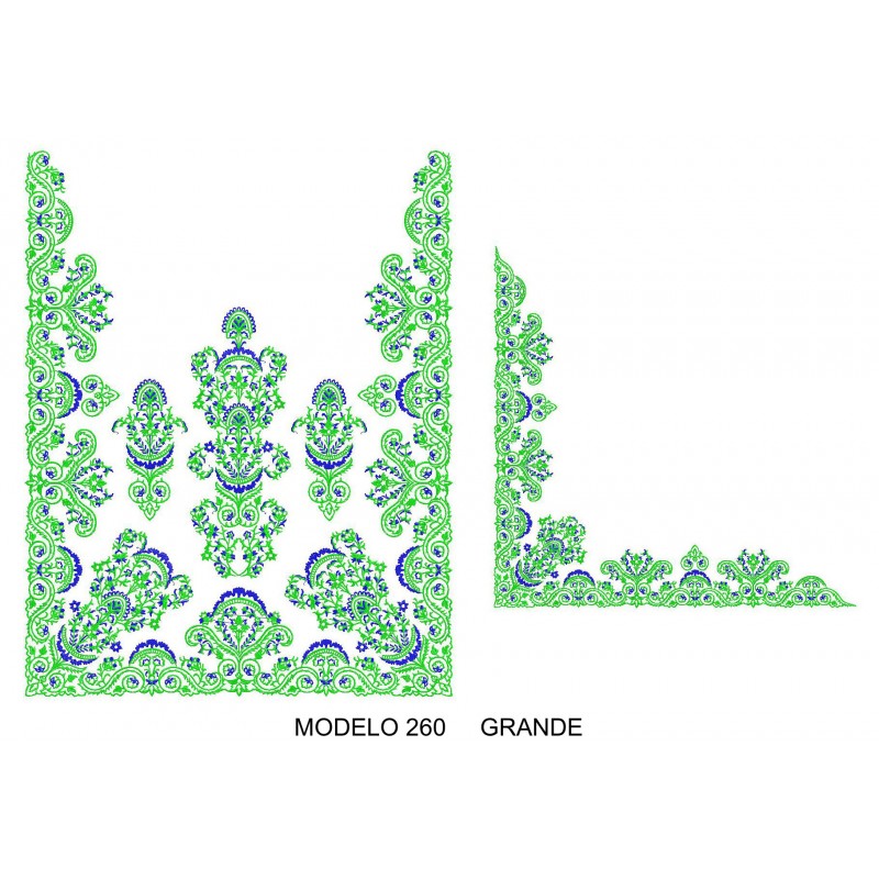 Manteleta valenciana - grande MOD 260