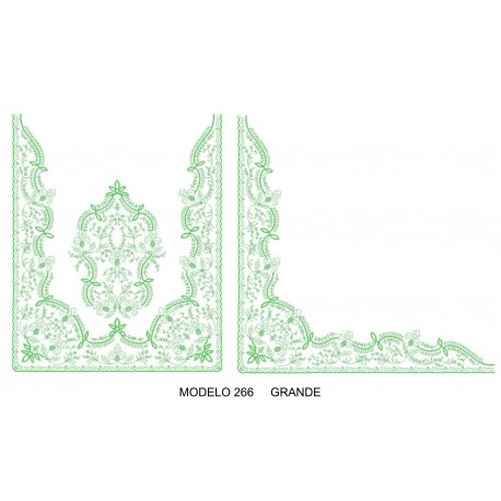 Manteleta valenciana - grande MOD 266