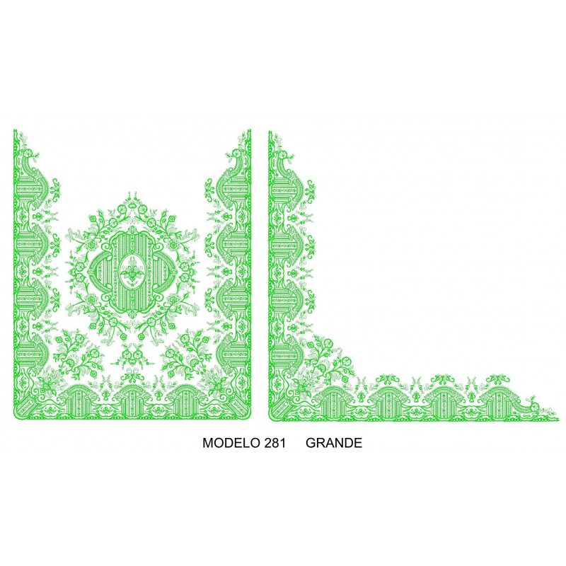 Manteleta valenciana - grande MOD 281