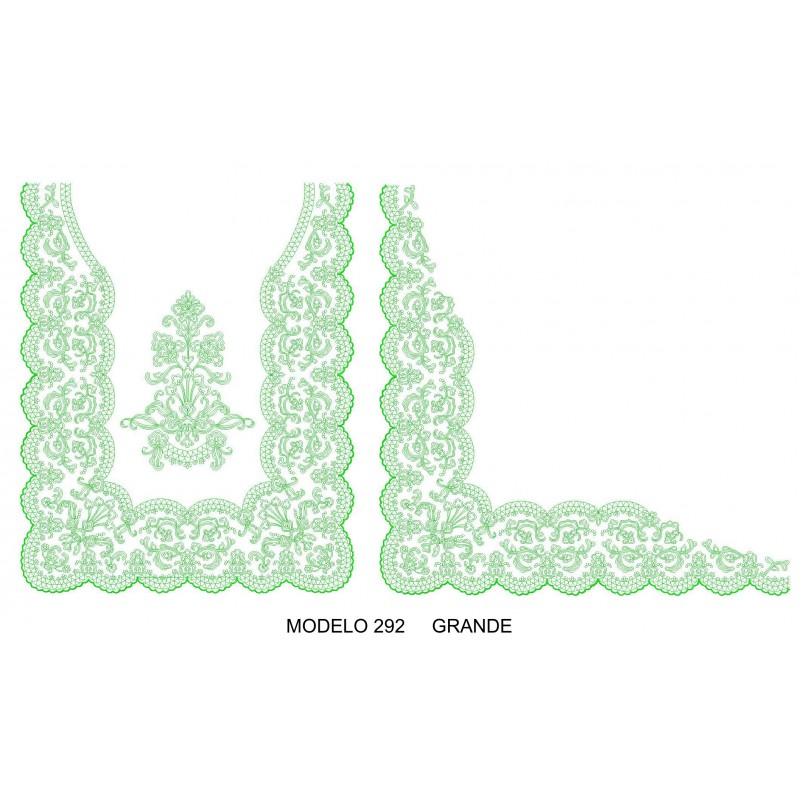 Manteleta valenciana - grande MOD 292